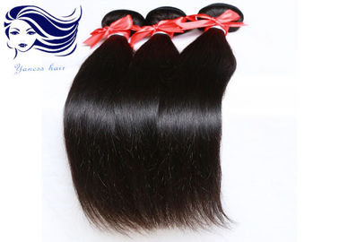 中国 絹のまっすぐなバージンのカンボジアの毛は女性のための加工されていない束ねます サプライヤー
