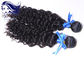 自然で黒いマレーシアのバージンの レミ の人間の毛髪の巻き毛の織り方の毛 サプライヤー