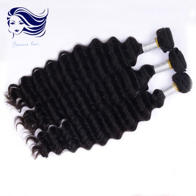 100 ブラジル人の レミ 6A の加工されていないバージンの毛/6A 毛の織り方