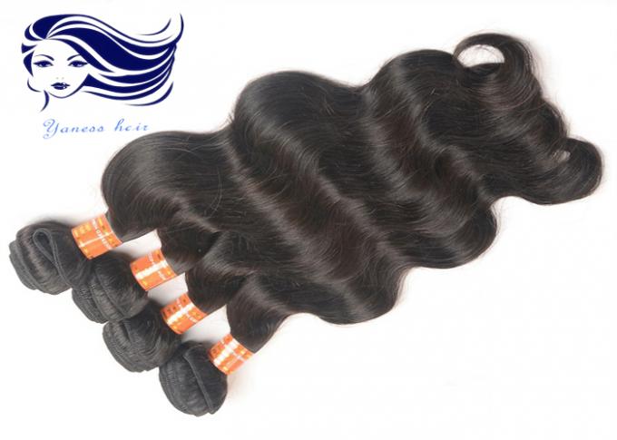 ブラジル ボディ波の毛のクチクラ 4 束のブラジルの毛の束
